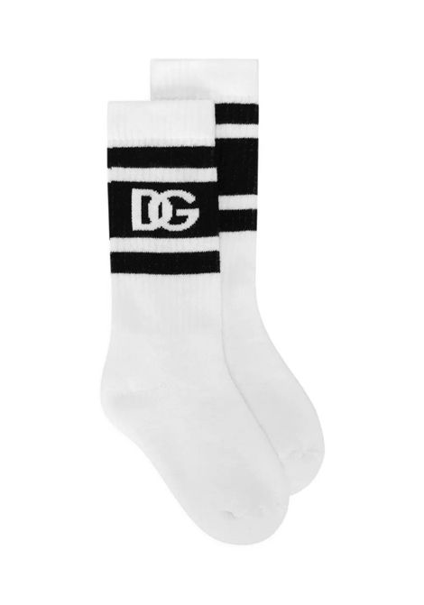 Calzino con stampa DOLCE & GABBANA KIDS | LBKAC5 JBCACS9002